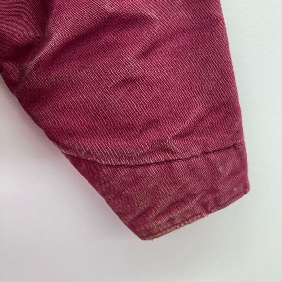 Carhartt Women’s Vintage Sherpa Lined Detroit Raspberry Bomber Jacket WJ097 RBY - Picture 10 of 16